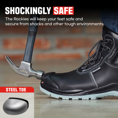 Magpie Rockies - Premium Steel Toe Work Boots for Men