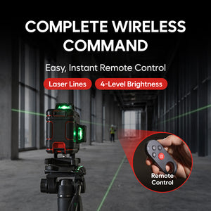 MAGPIE VADER 4D: 16-Line 4 × 360° Self-Leveling Green Laser Level