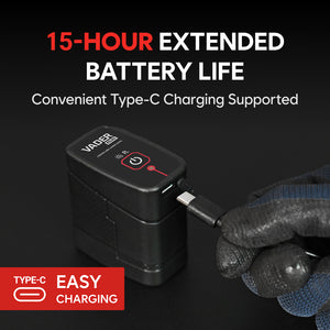 MAGPIE VADER Mini: Ultra-Compact Rechargeable Green Cross Line Laser Level, 100 ft (30 m)