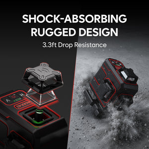 MAGPIE VADER 4D: 16-Line 4 × 360° Self-Leveling Green Laser Level