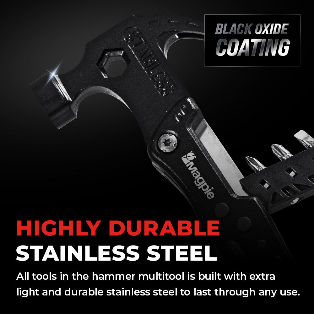 Lucifers Hammer 新品 ブラックメタル 19-In-1 Hammer Multitool – MAGPIE | NEW PARADIGM OF MEASUREMENT
