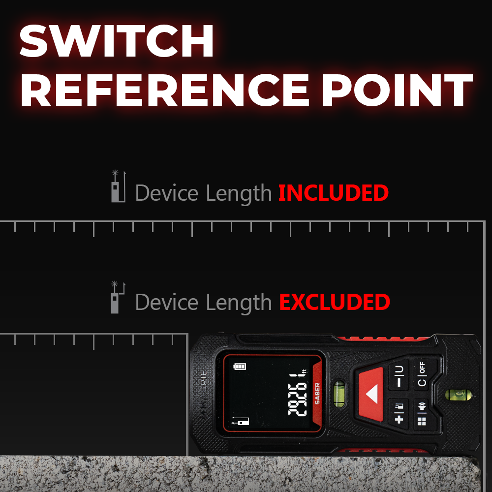 Magpie Saber 131ft (40m) Unbreakable Precision Laser Measuring Tool